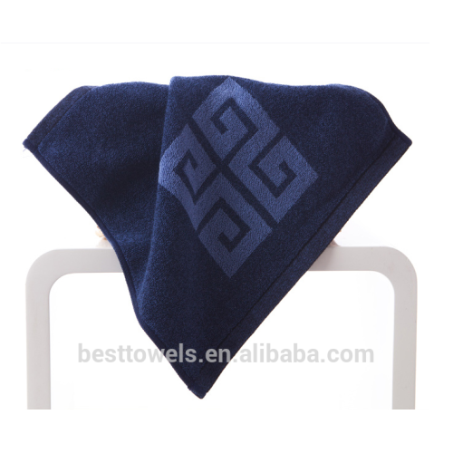 Best quality solid color jacquard hand towel